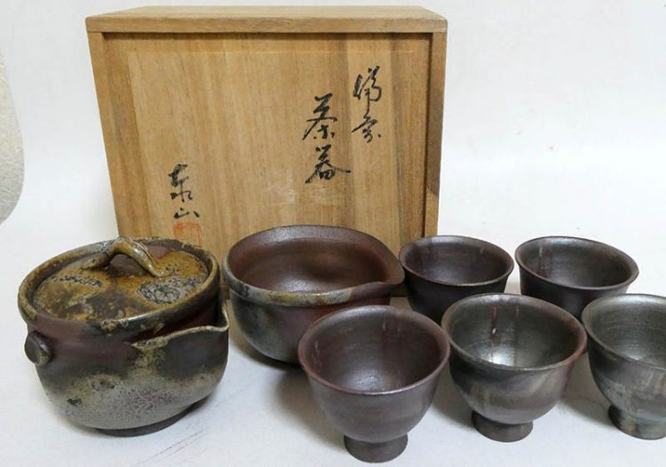 買取りした備前焼の茶器