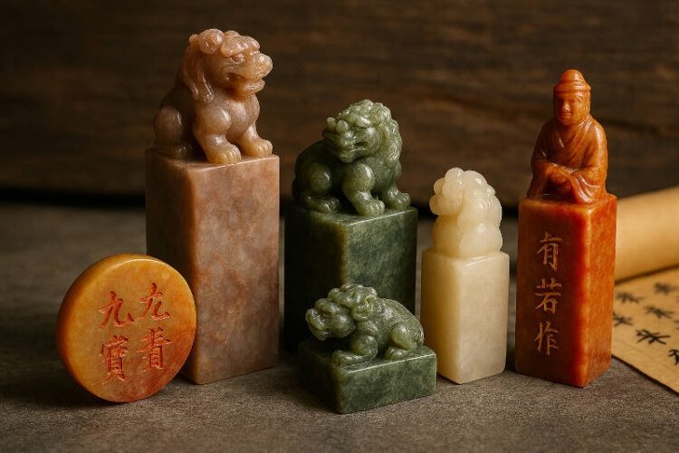 様々なサイズと形状の印材