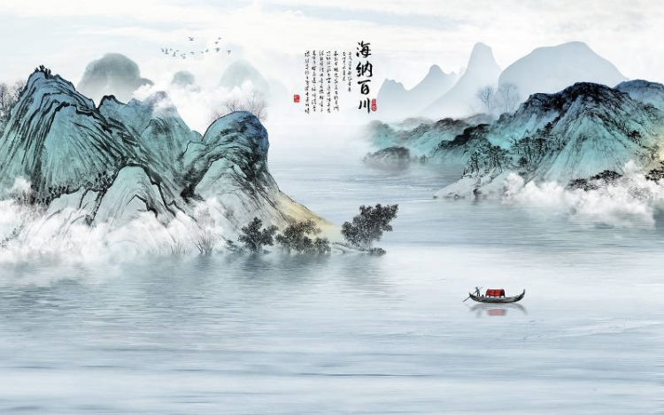有名な中国の絵画イメージ画像