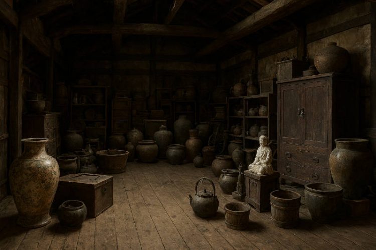 蔵に眠った高く売れる骨董品