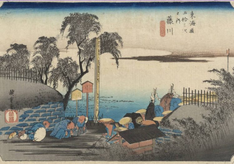 歴史ある版画