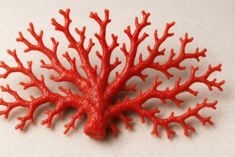 価値の高い赤珊瑚の原木