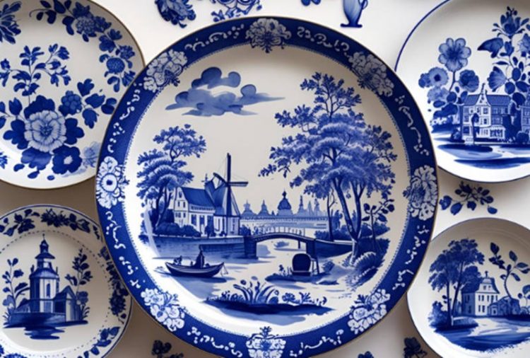 デルフト焼きの皿