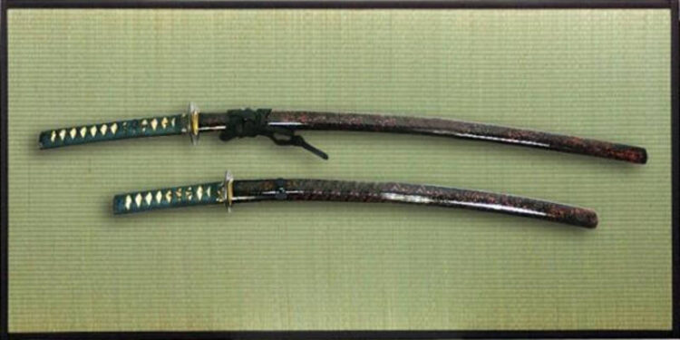 拵えに入った日本刀